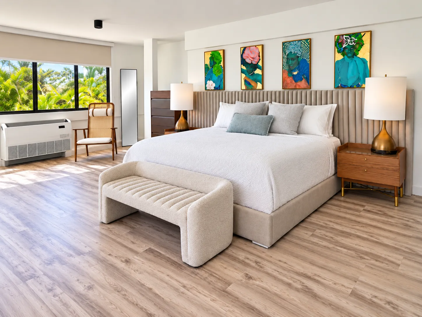 Master Suite Bedroom, Bathroom and View